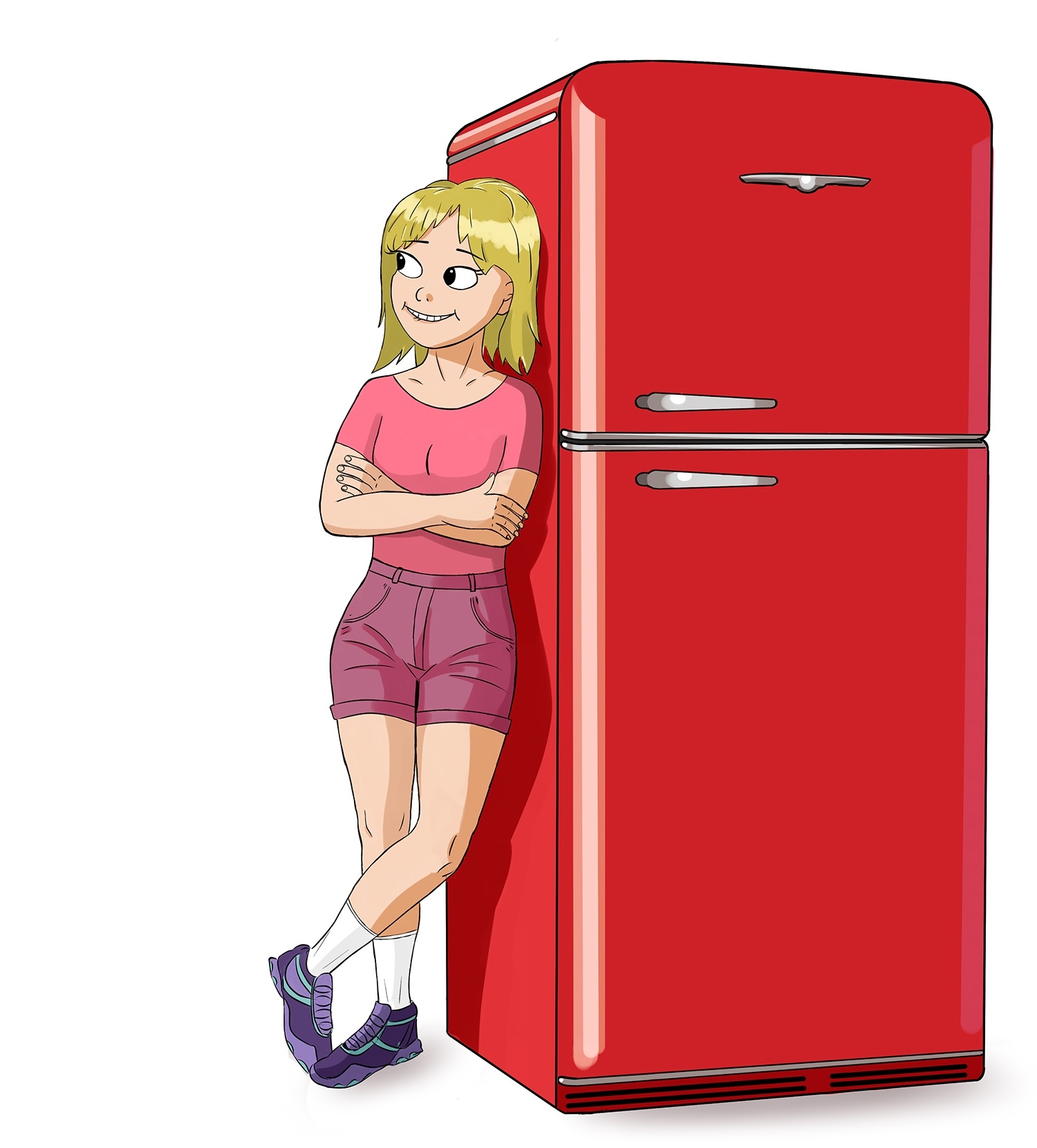 Холодильник рисунок детский