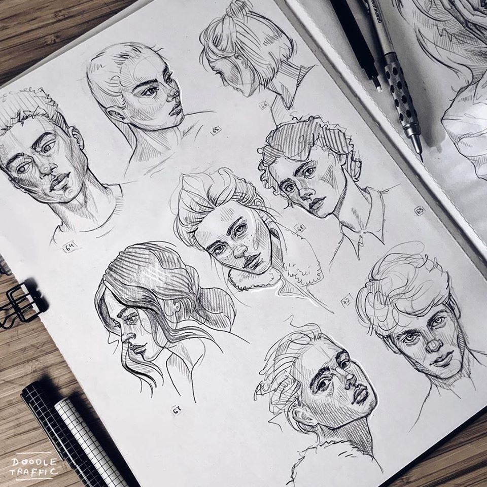 Sketchbook рисуем человека