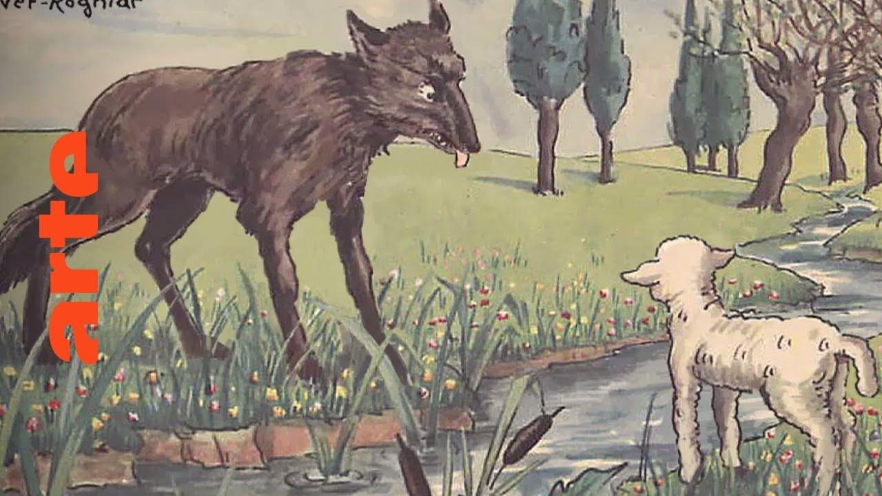 Иллюстрация к басне волк. Le loup Оскар. Басня на французском le loup.