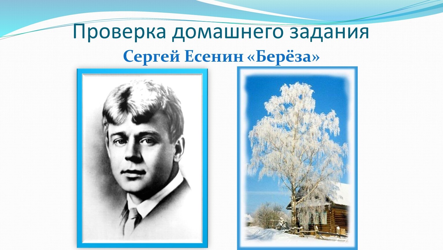 Береза рисунок к стиху есенина