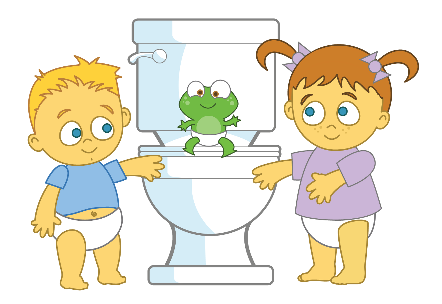 Туалет детская картинка