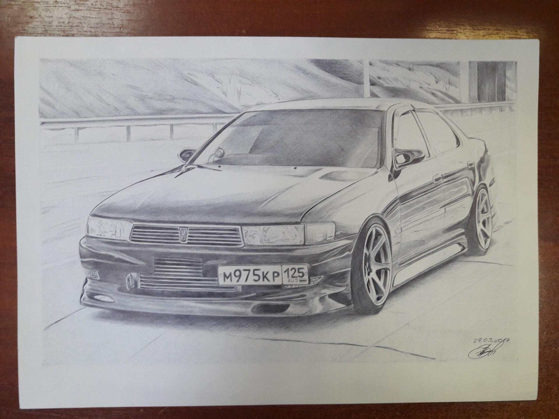 Mark 2 jzx90 рисунок