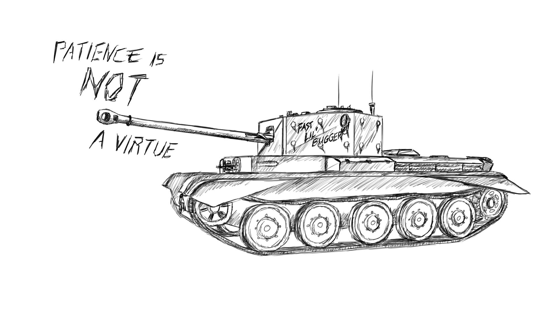 картинки нарисованные карандашом танк
