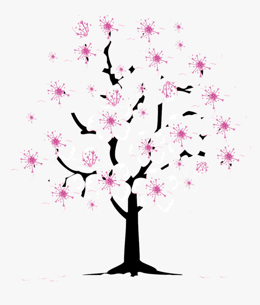 Как нарисовать дерево сакуры. Сакура дерево нарисованное. Сакура дерево эскиз. Весеннее дерево рисунок. Сакура силуэт.