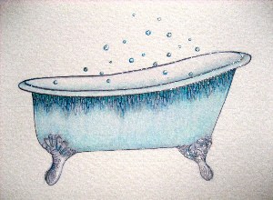 Ванна иллюстрация