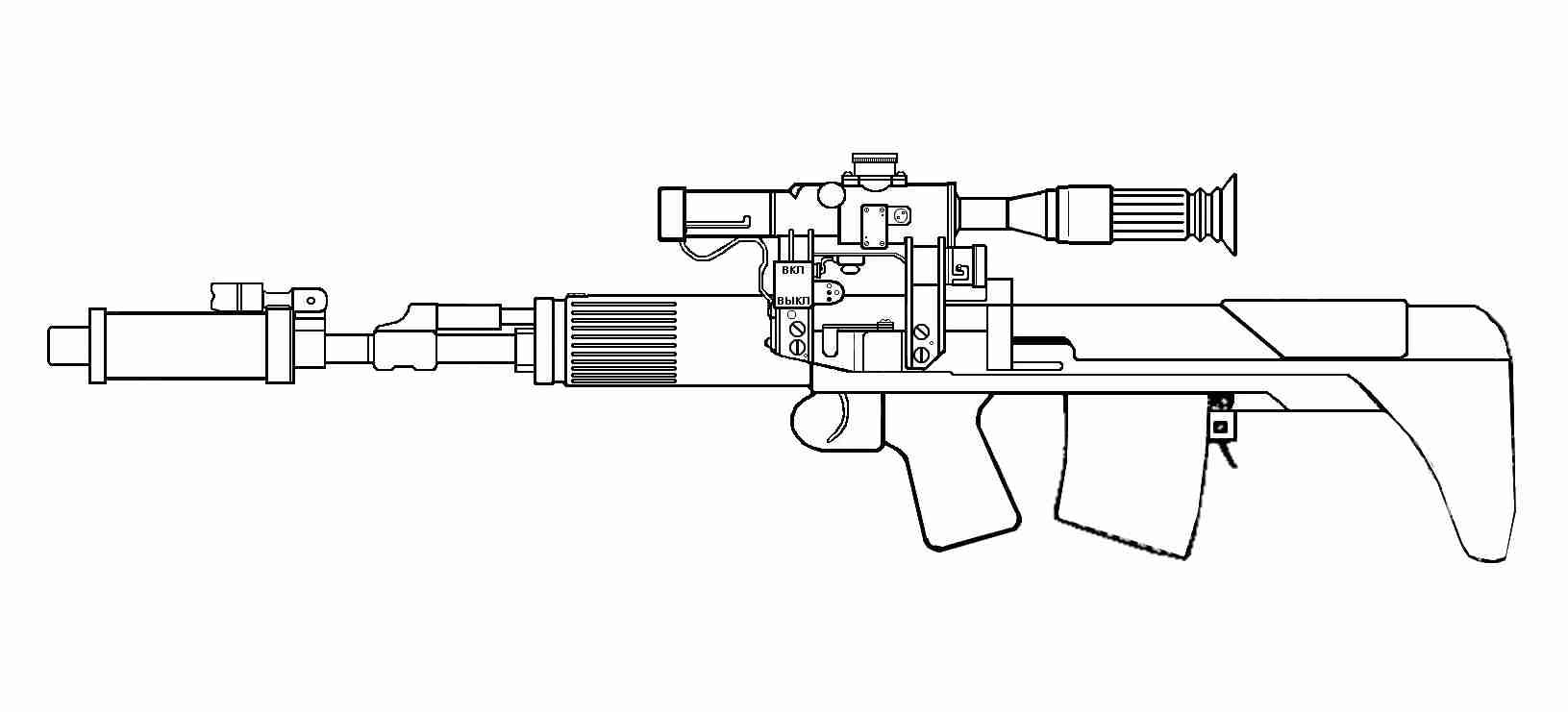 снайперская винтовка awp чертеж фото 98