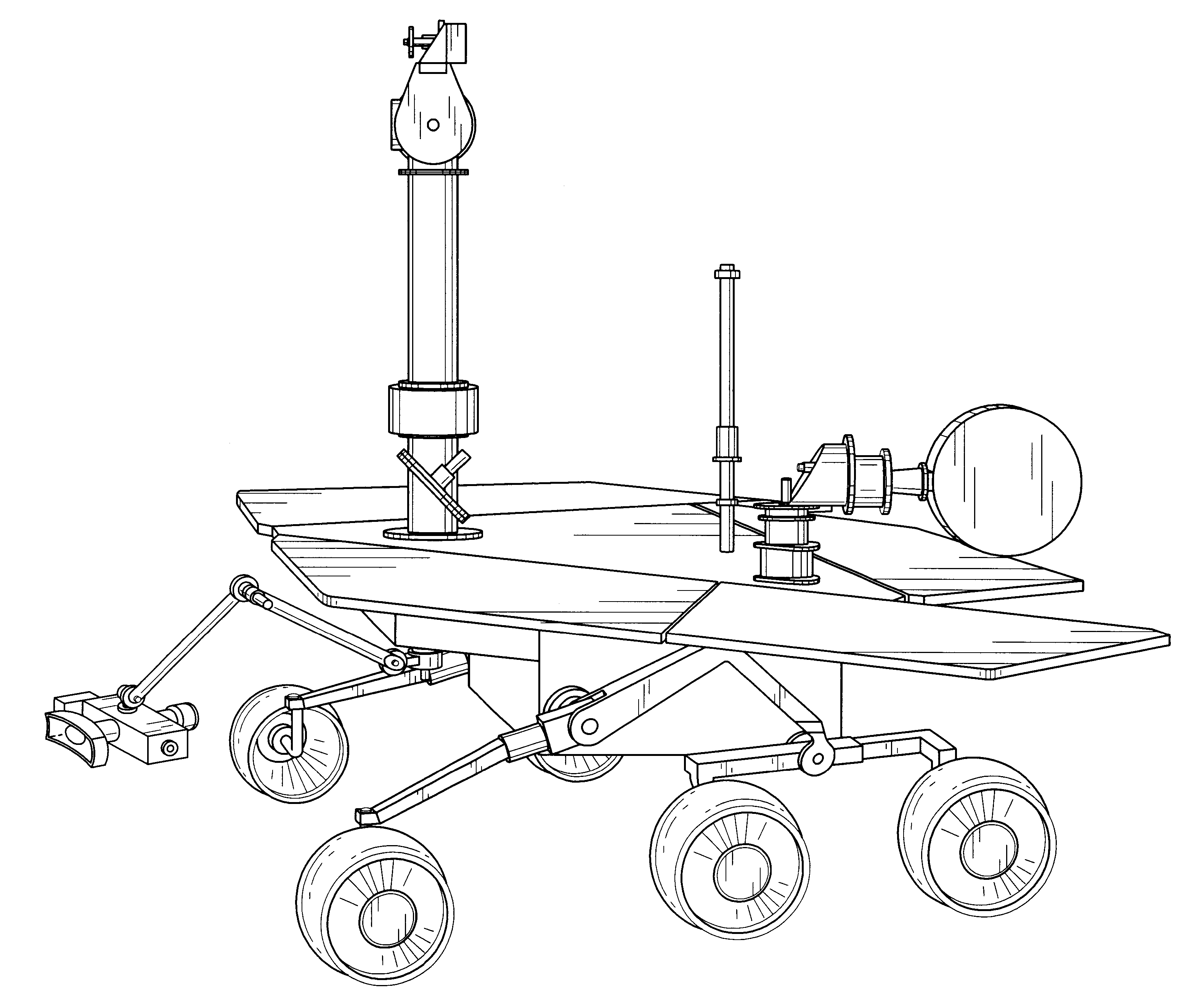 Марсоход для детей рисунок