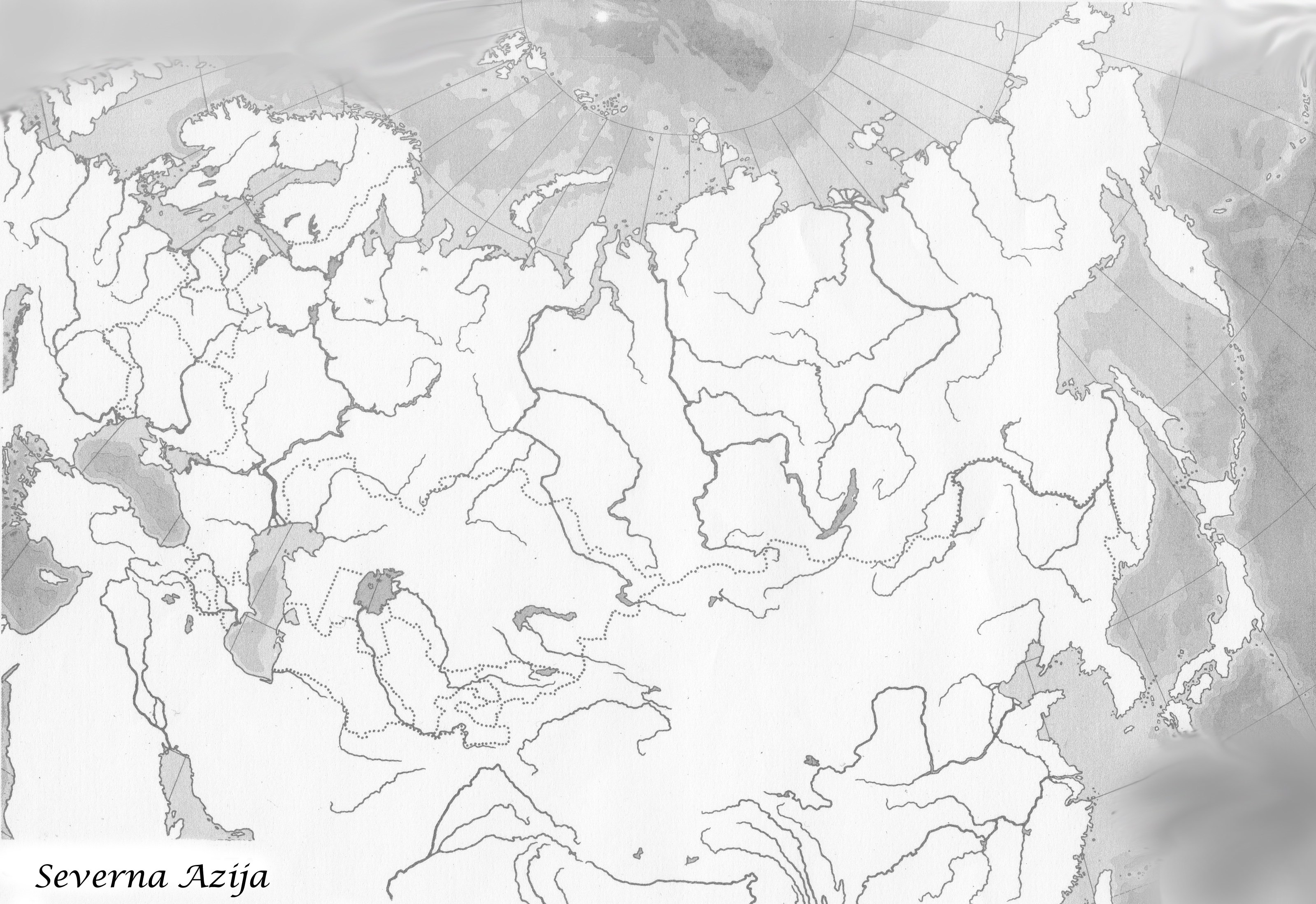 Политическая карта евразии контурная карта с границами