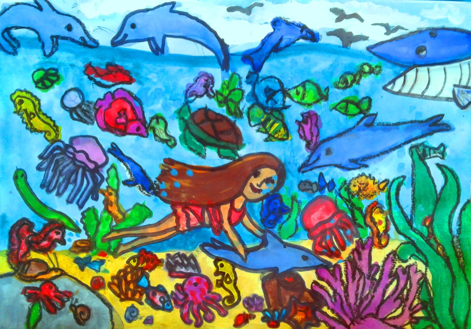 Рисование на тему морские обитатели. Рисование для детей подводный мир. Морские темы для рисования. Подводный мир для дошкольников. Рисование морские обитатели.