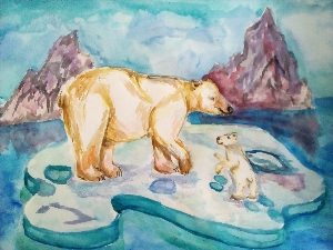 Рисунок на тему Арктика