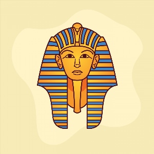 Голова фараона рисунок