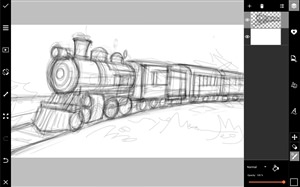 Рисунки для срисовки поезда