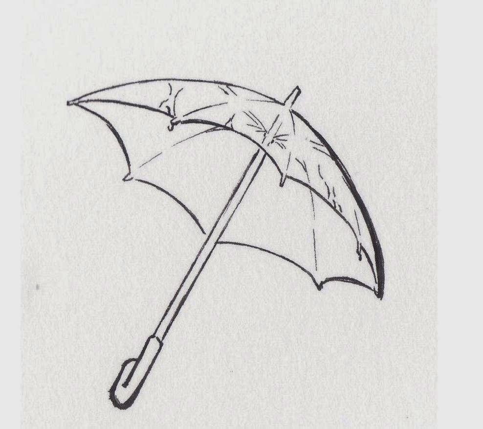 Зонтик карандашом. Зонт карандашом. Рисование зонт. Зонтик рисунок карандашом.