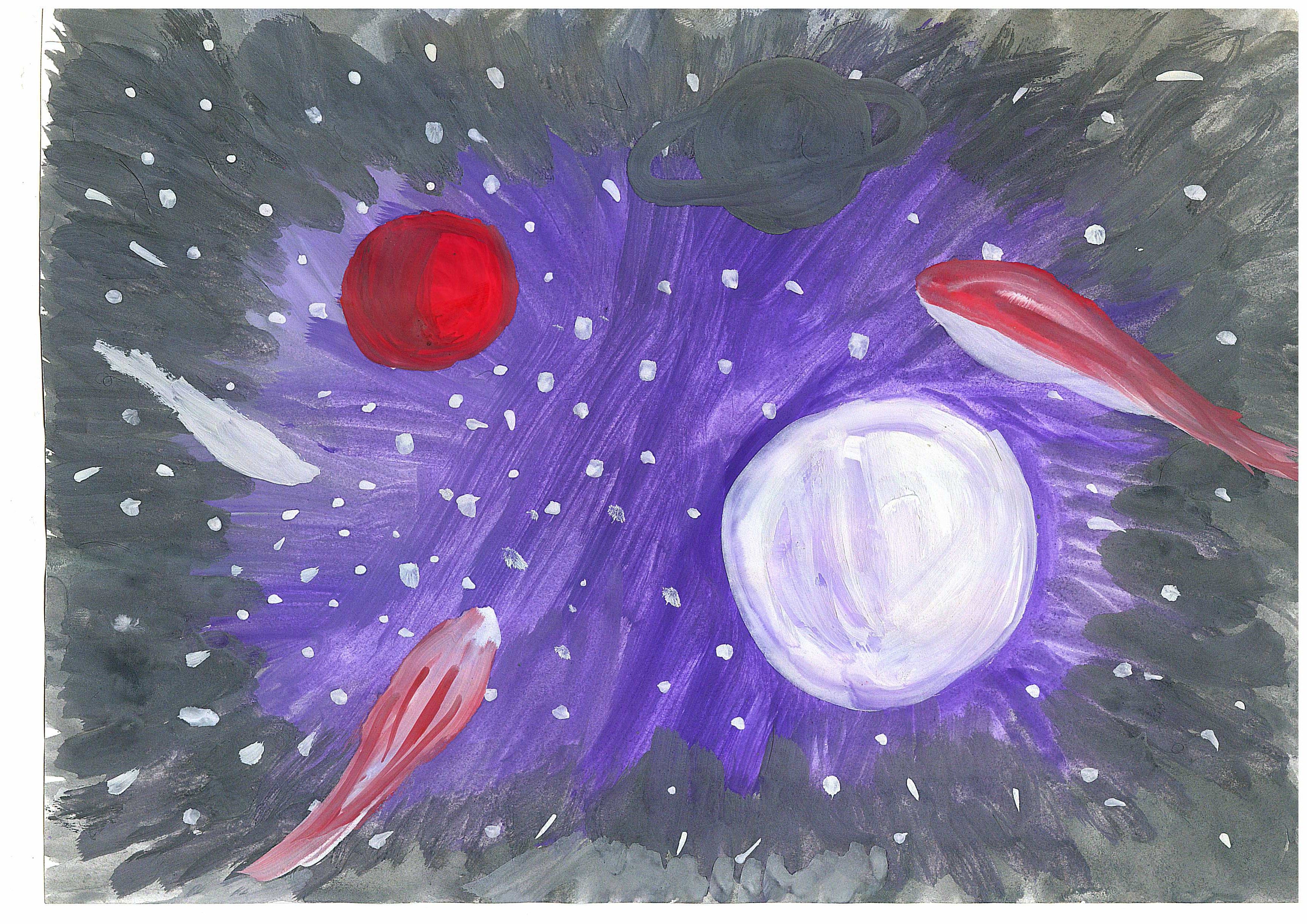 Рисунок на тему космос. Космос гуашью. Рисунки на тему космос для детей. Космос карандашом. Космический пейзаж рисунок легкий