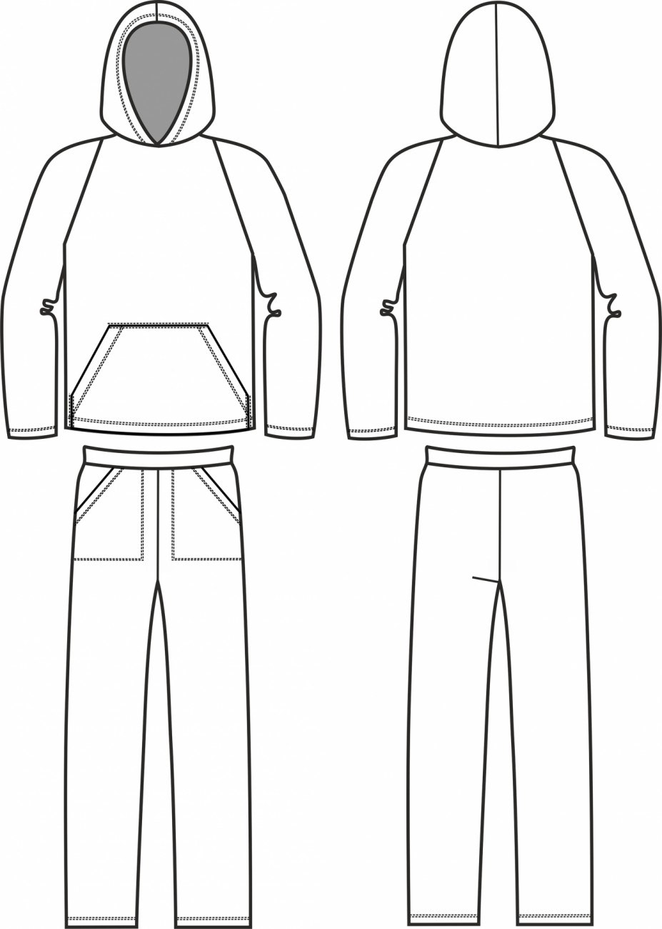 Спортивная одежда рисунок карандашом