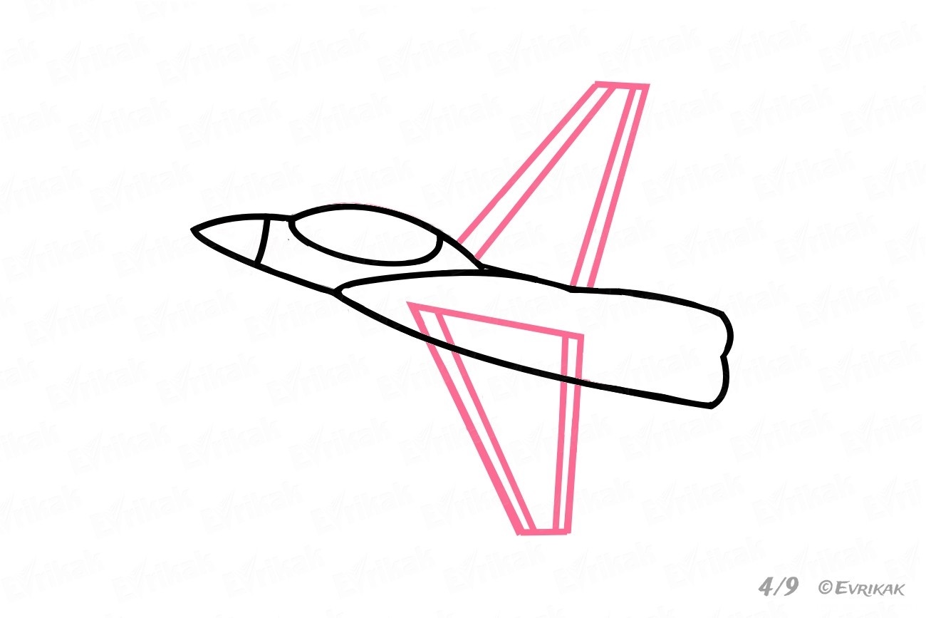 Самолет карандашом легко