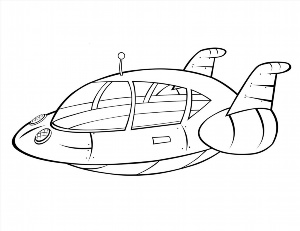 Летающая машина рисунок для детей