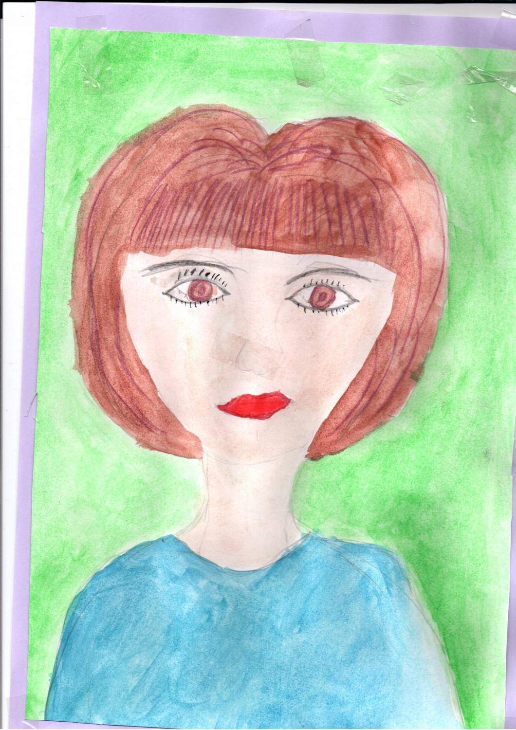 Как нарисовать портрет мамы для детей. Нарисовать портрет. Мамин портрет моей. Портрет моей мамы. Портрет мамы дети 6 лет.
