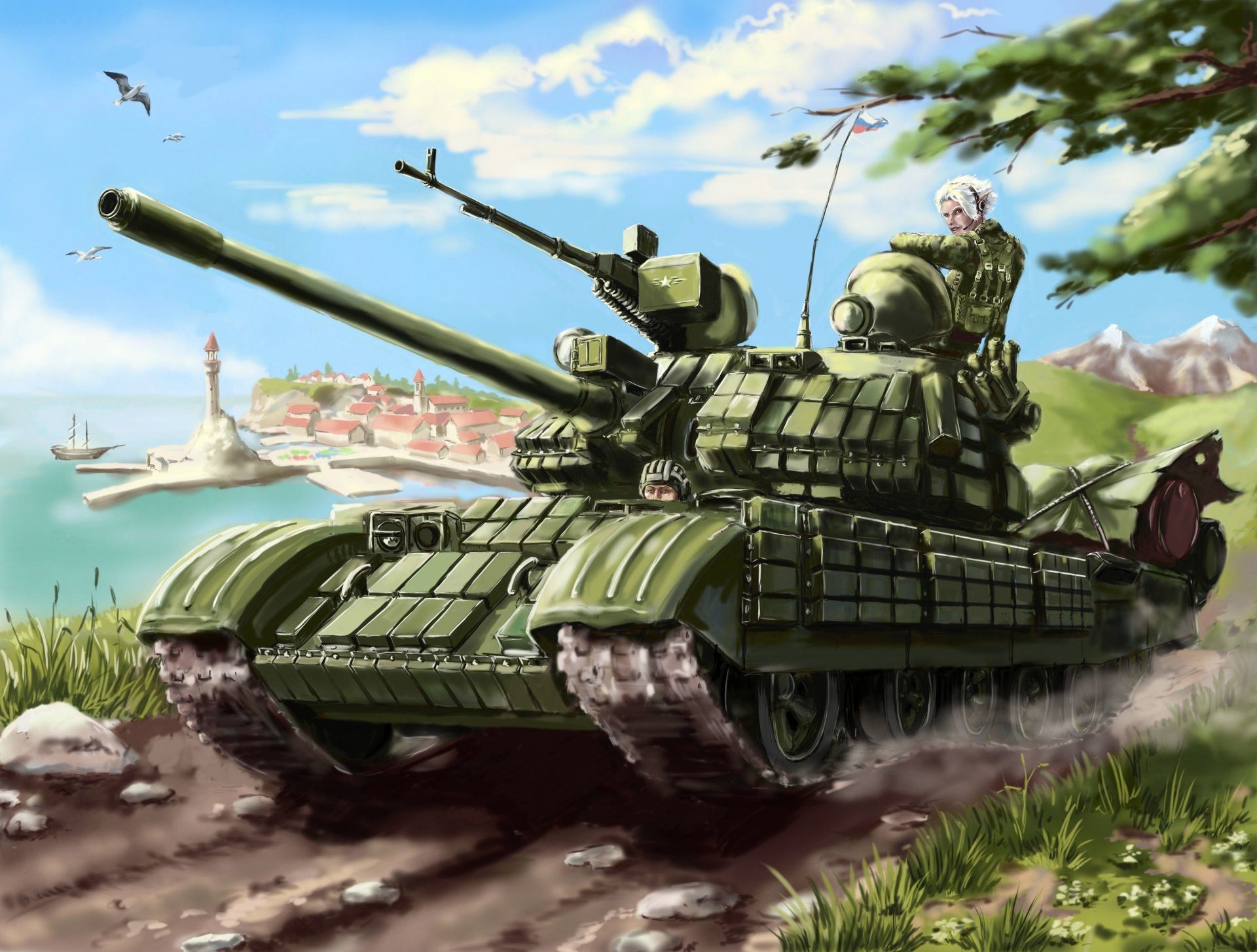 Т 80 рисунок