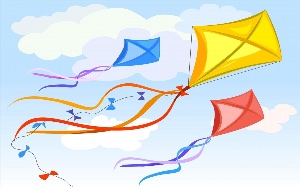 Воздушный змей рисунок для детей