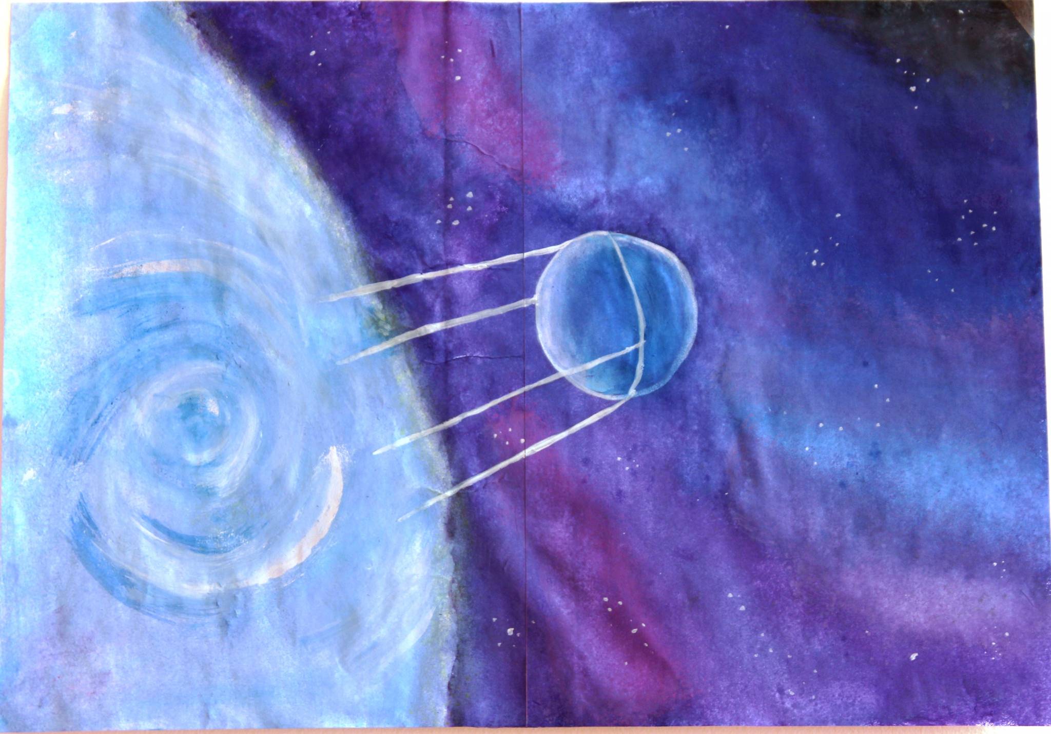 Космический пейзаж 6 класс музыка конспект. Рисунок на тему космос. Рисунок Вселенной. Космос карандашом. Космос цветными карандашами.