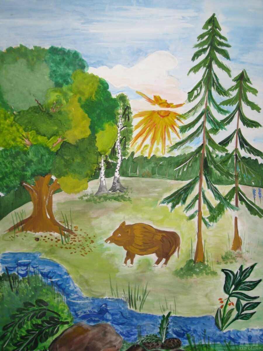 Рисунок природы леса. Природа глазами детей. Лес рисунок. Детские рисунки лес. Рисунок на тему природа.