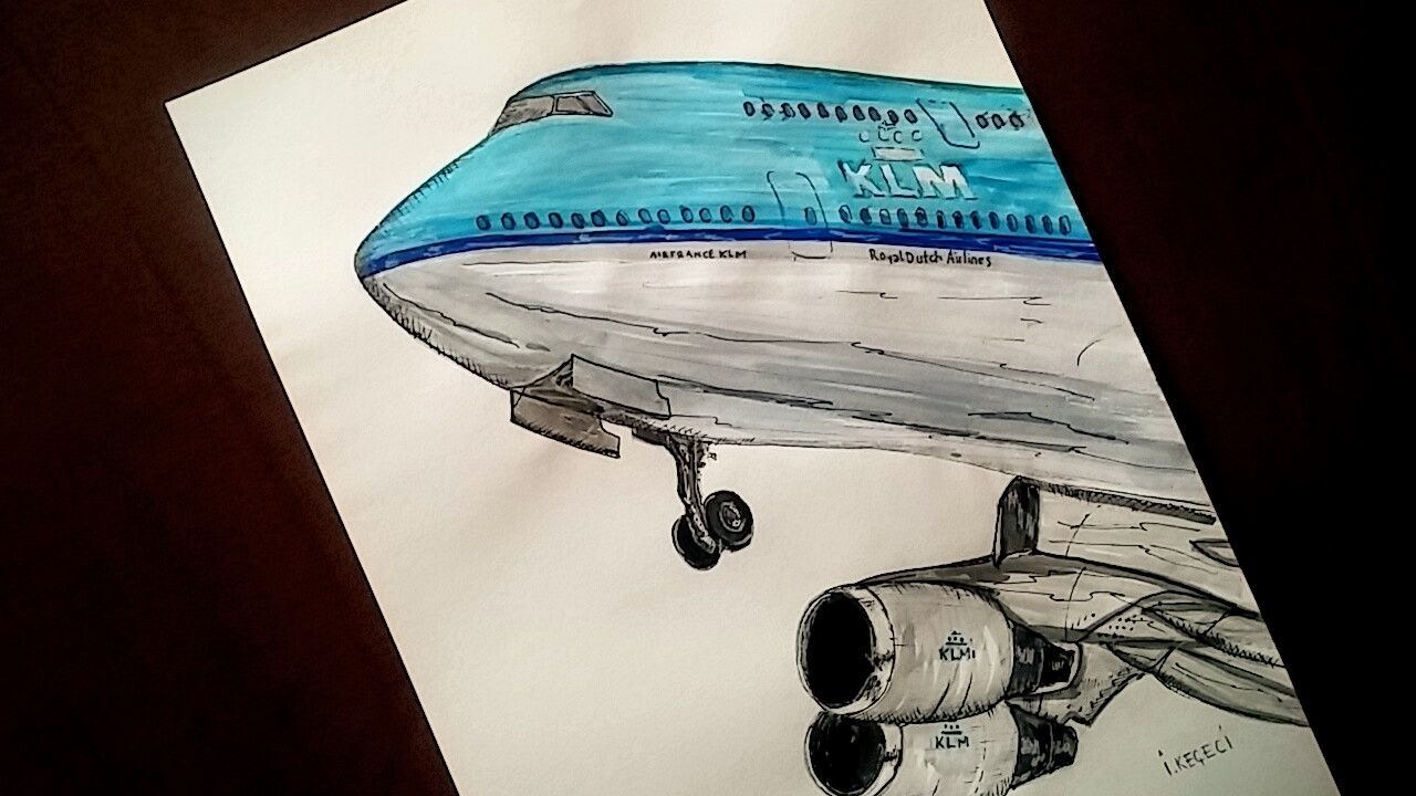 Боинг 777 нарисовать