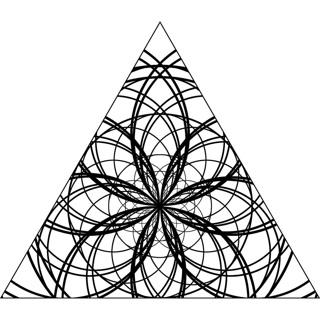 Геометрический треугольник рисунок