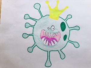 Рисунок на тему вирус