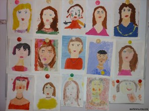 Как нарисовать портрет мамы в детском саду