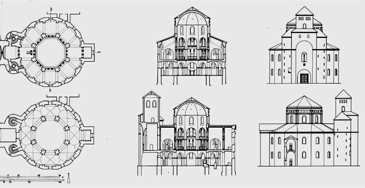 Романская архитектура рисунок