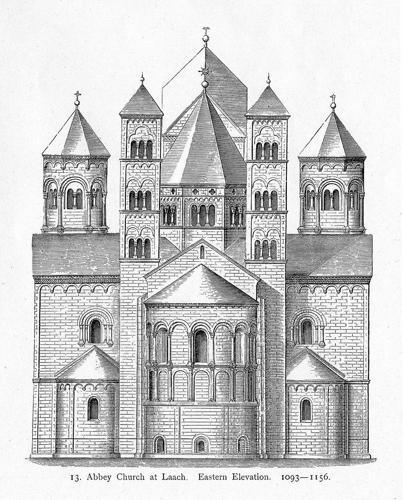 Аббатство Марии Лаах романский стиль