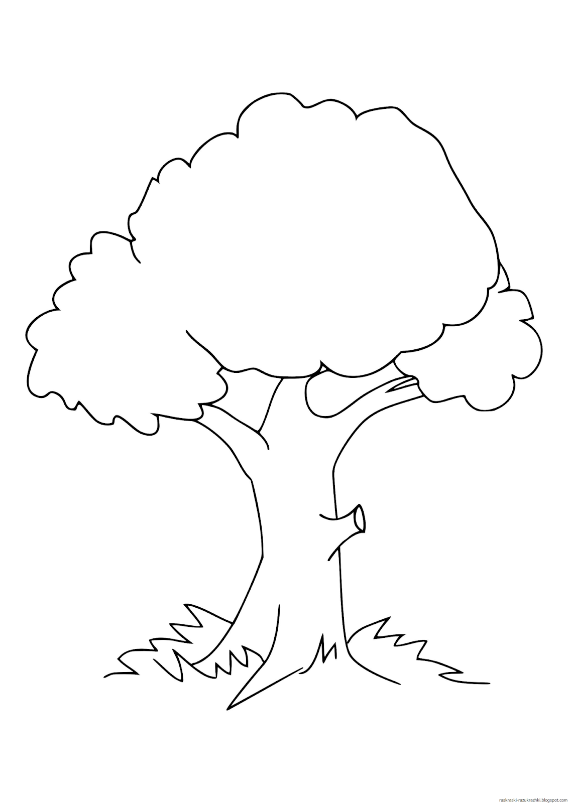 Дерево раскраска. Дерево раскраска для детей. Дерево контур. Дуб раскраска.
