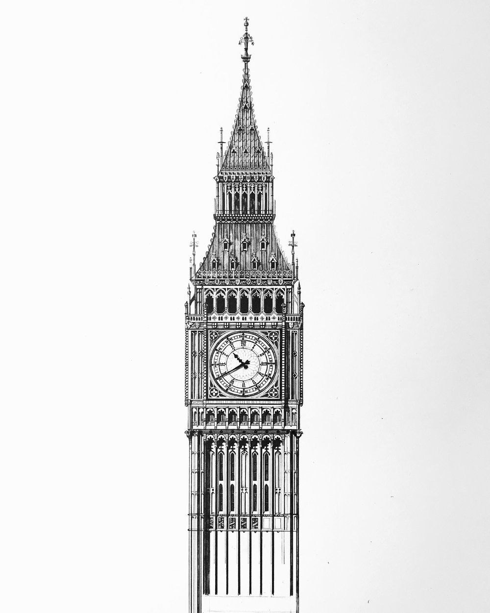 Нарисовать big ben