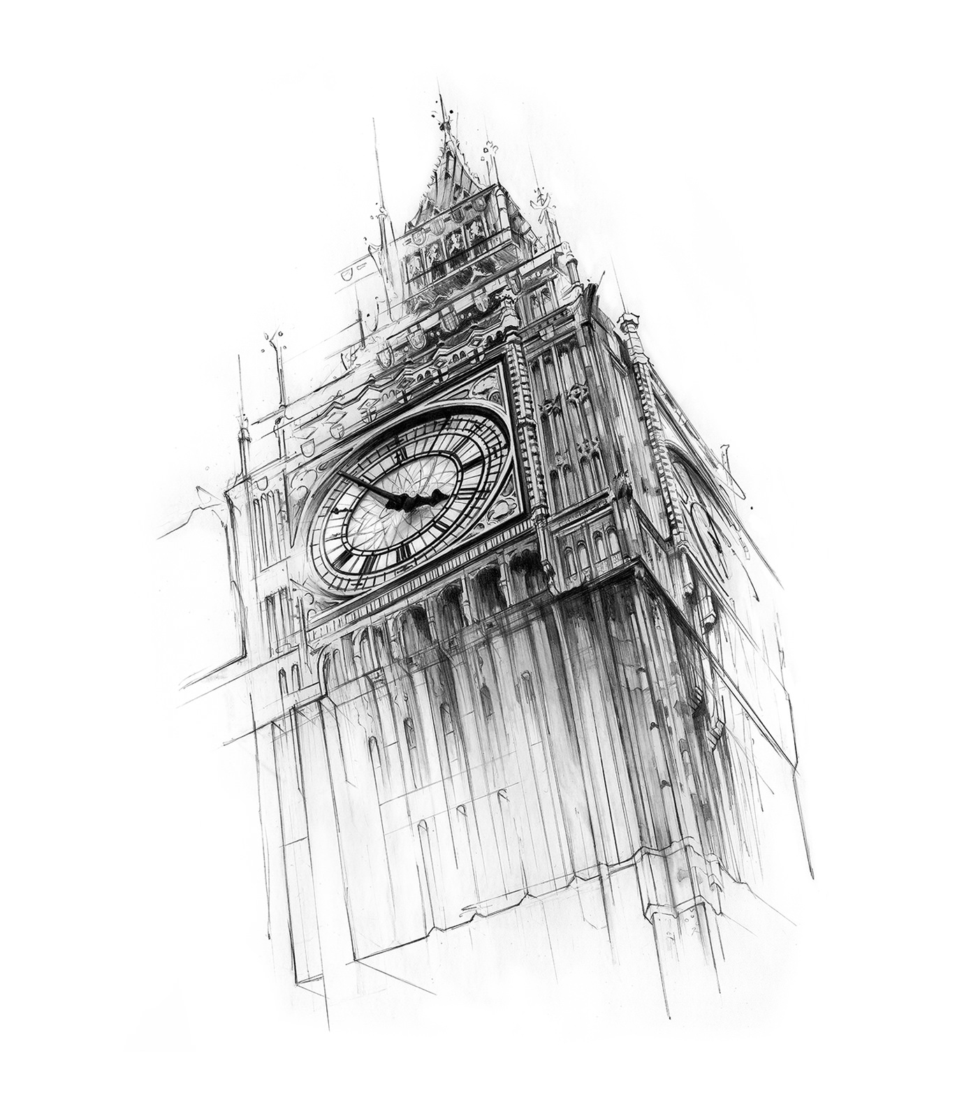 Нарисовать big ben