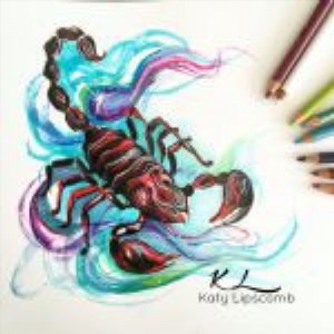 Скорпион рисунок цветной