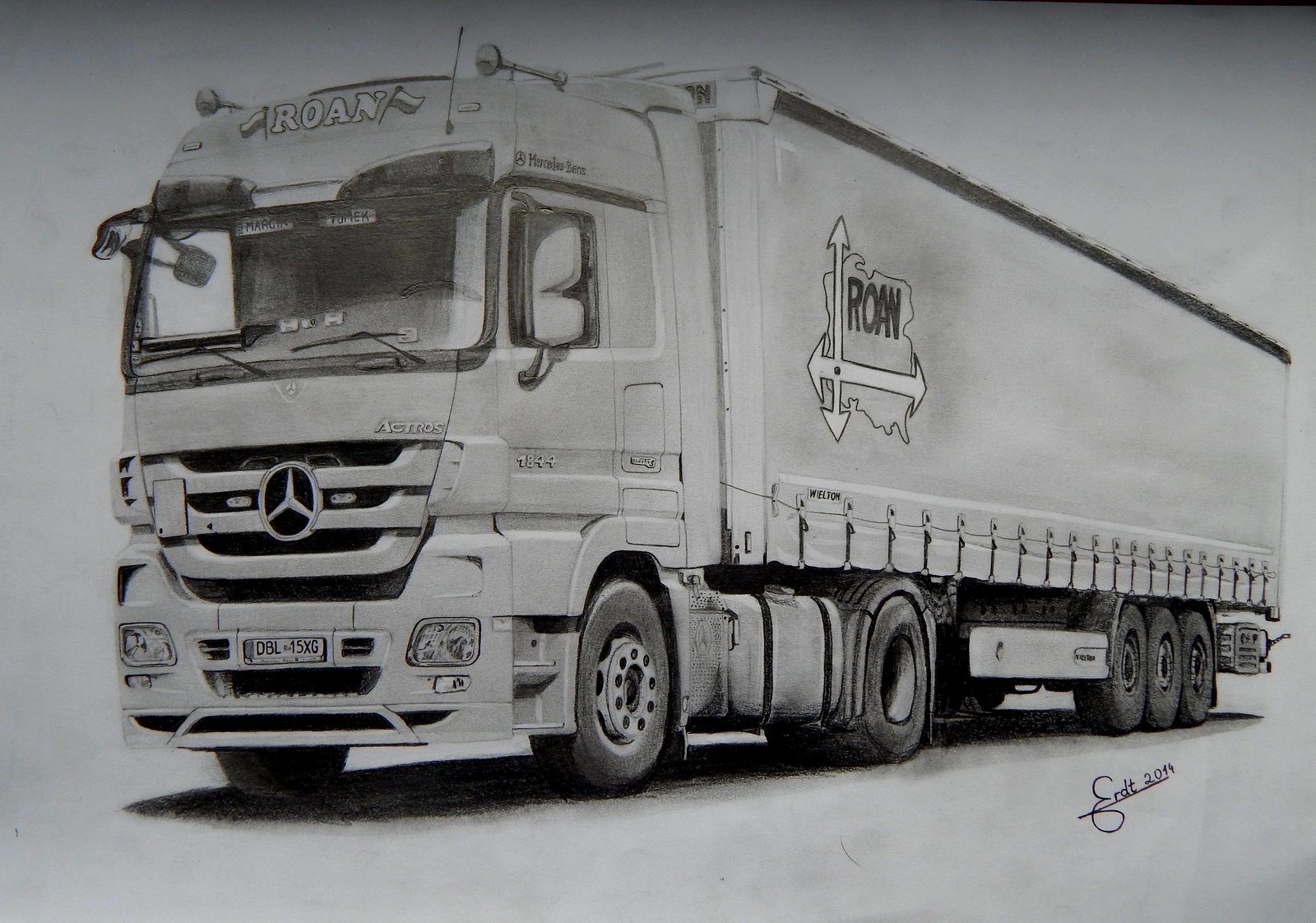 Mercedes Benz Actros 1844 Дальнобой