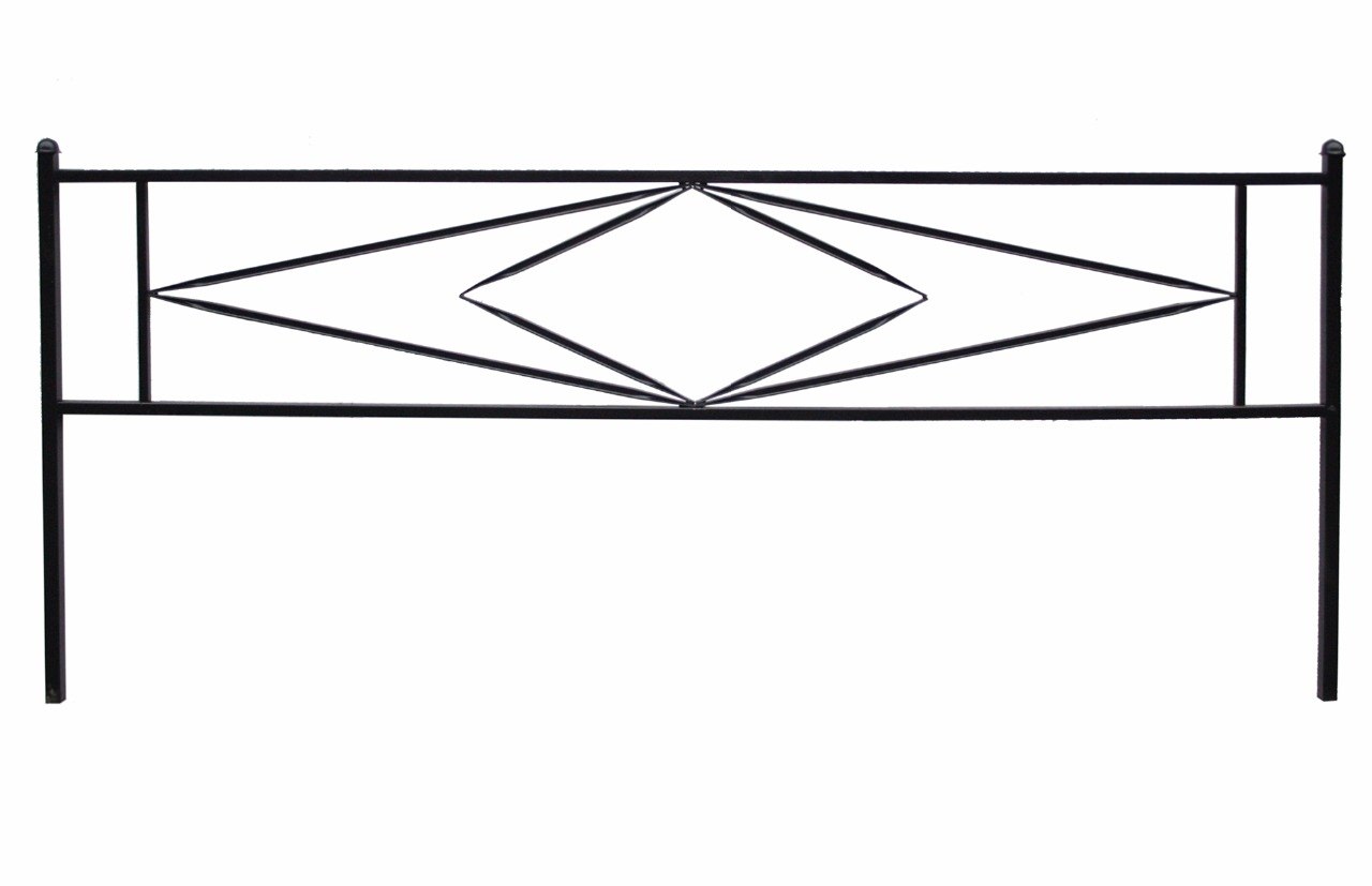 Рисунок оградки на кладбище из профильной трубы