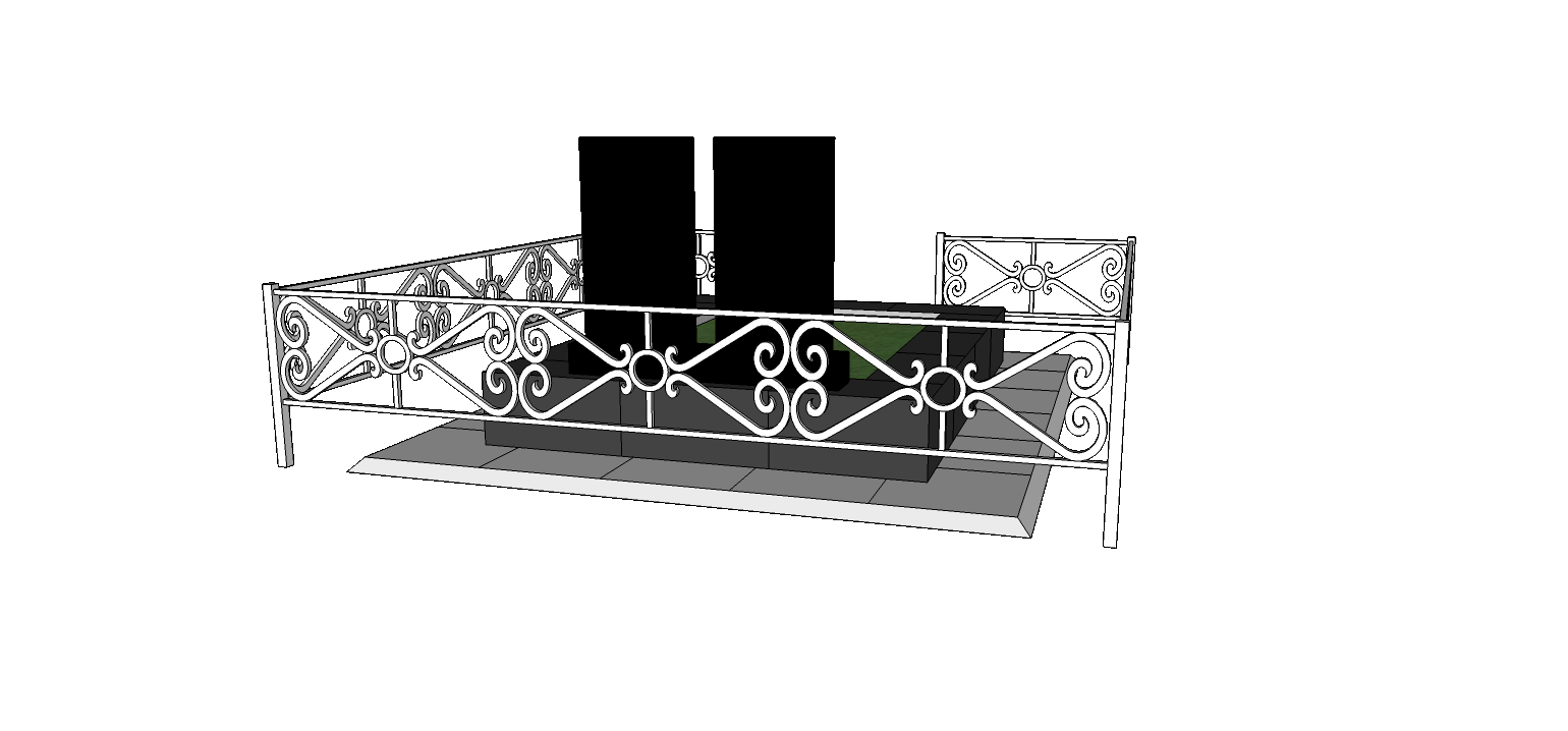 Рисунки на оградки на кладбище