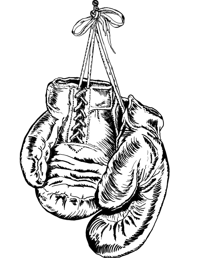 Картинки боксерские перчатки нарисованные
