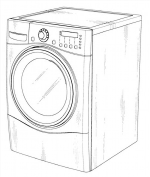 Рисунок стиральной машины