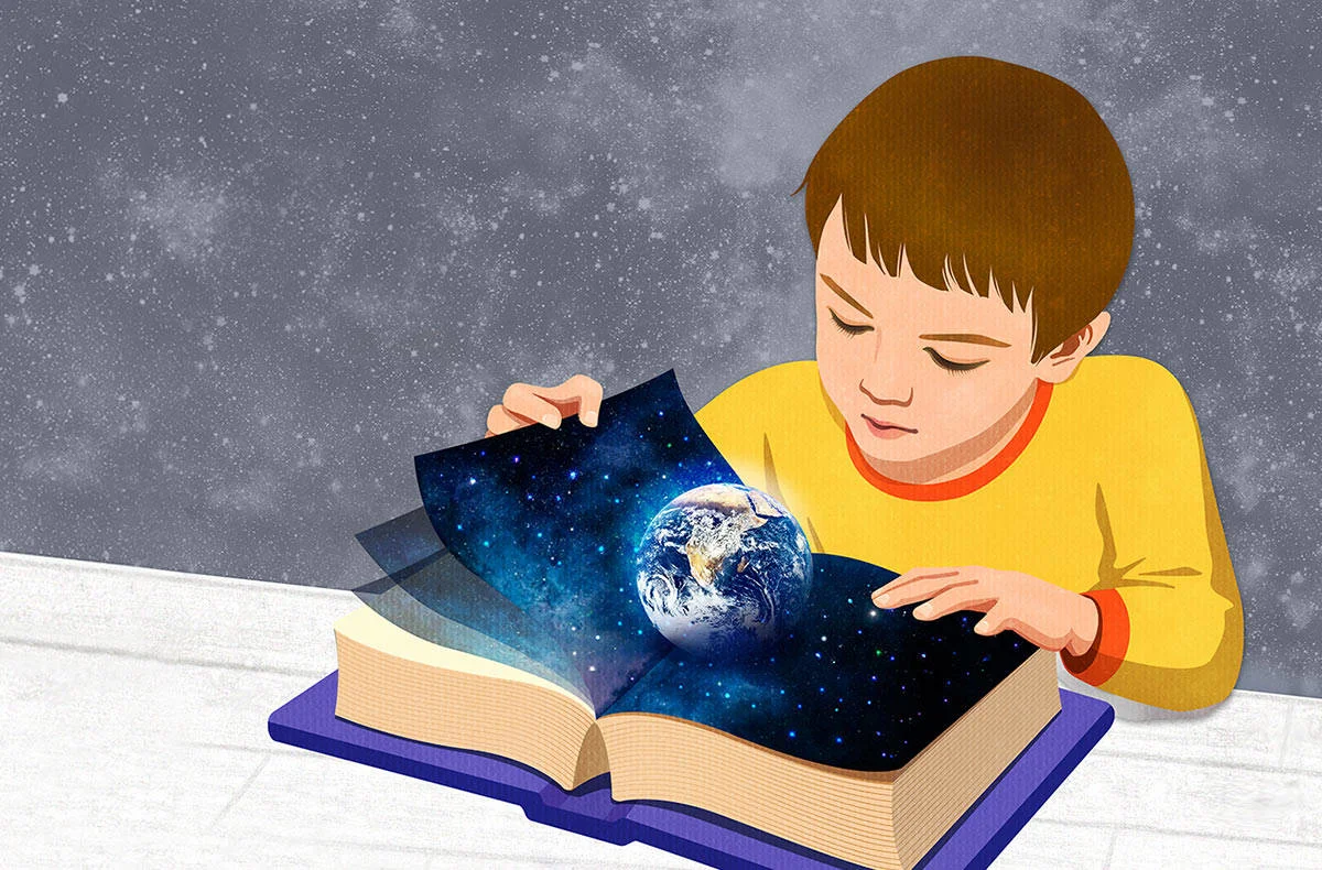 Память знание опыт. Книги для детей. Чтение иллюстрация. Познание иллюстрация. Фон книги для детей.