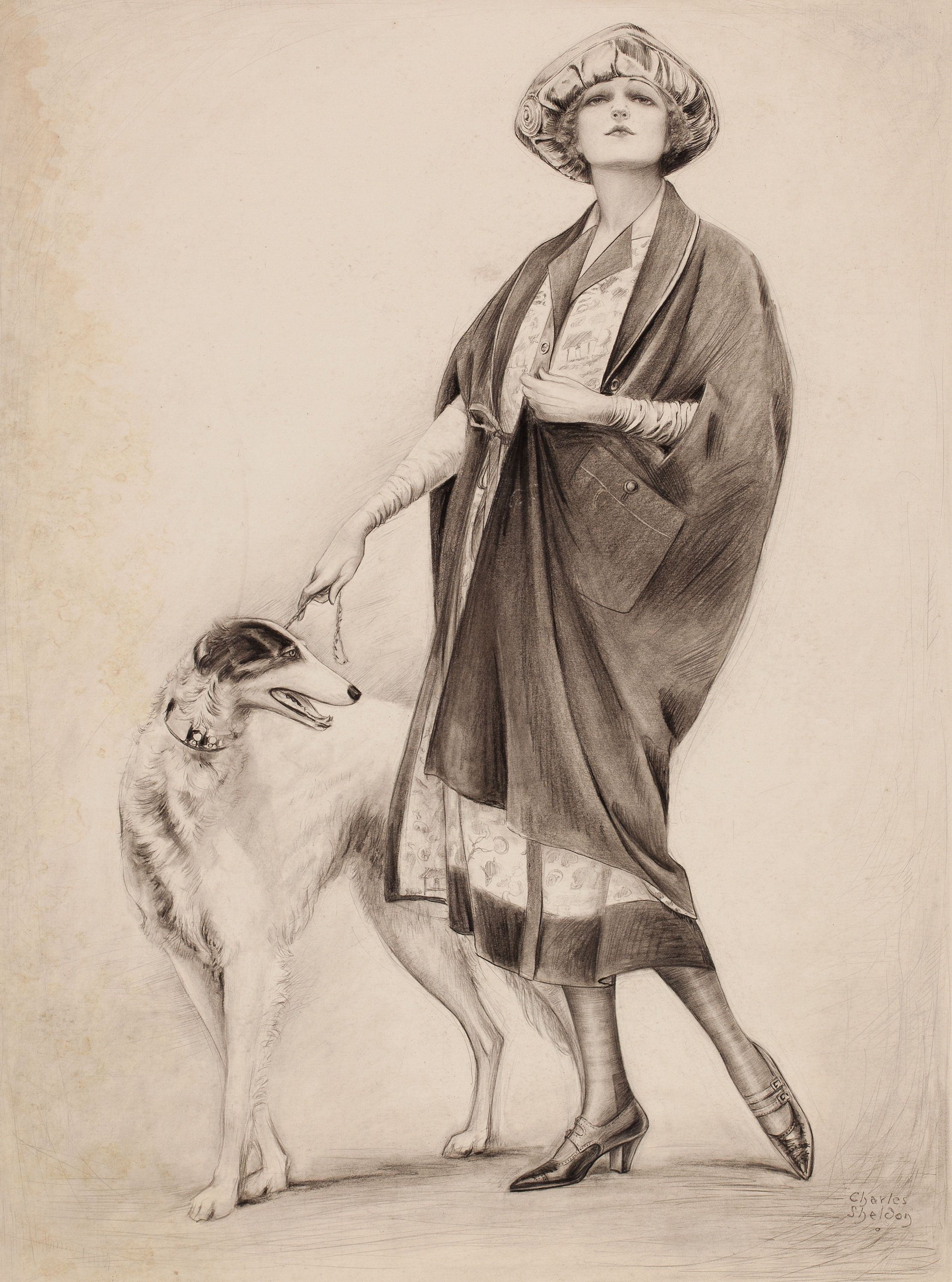 Дама с собачкой презентация. Шишкин дама с собачкой. Charles Gates Sheldon картины. Дама с собачкой картина Шишкина. «Дама с собачкой» (1868).