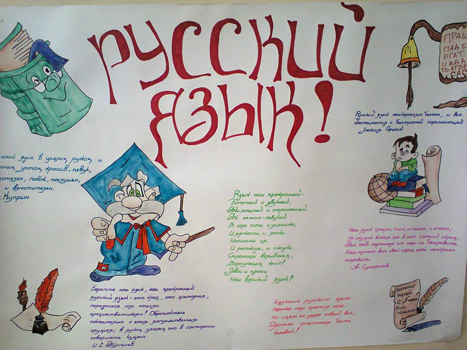 Рисунки к русскому языку