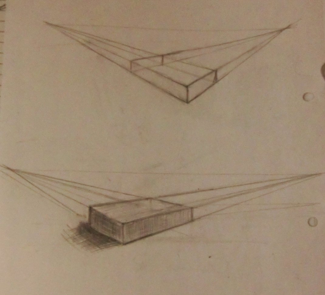 Как рисовать предметы в перспективе