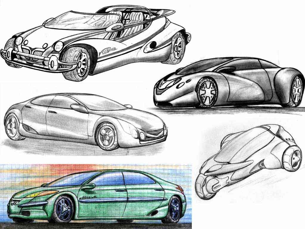 Рисунок машины 3 класса. Автомобиль рисунок. Современный автомобиль рисунок. Дизайнерские рисунки автомобилей. Автомобиль будущего рисунок.