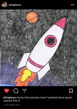 Детские рисунки ракеты