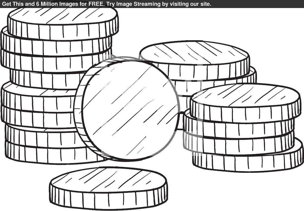 Как рисовать монетку карандашом