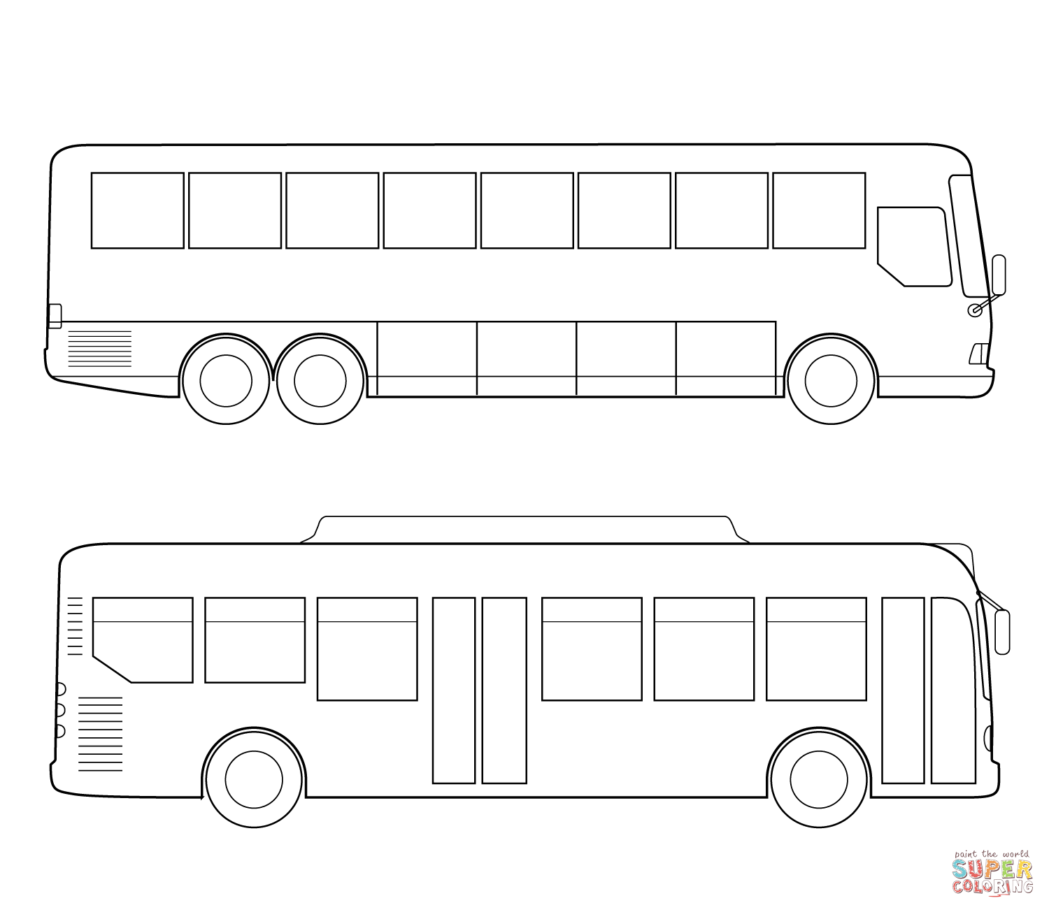 Нарисовать автобус карандашом поэтапно