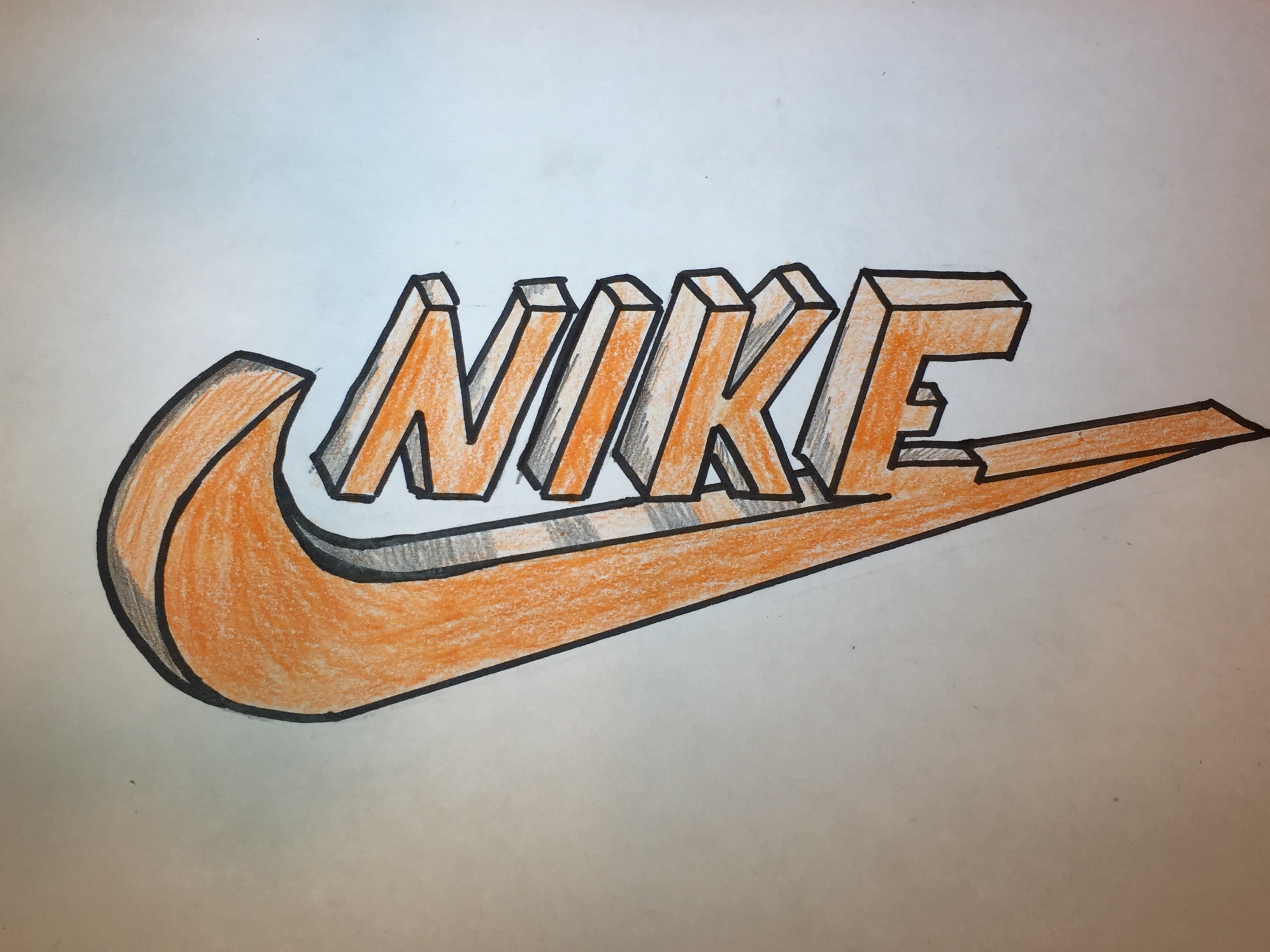 Нарисовать значок nike